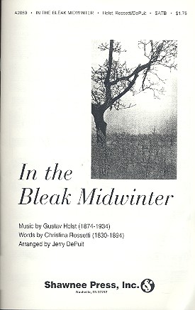 In the bleak Midwinter for mixed chorus