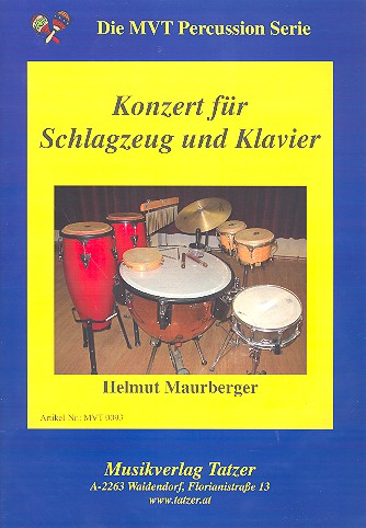 Konzert (+CD) für Schlagzeug und Klavier