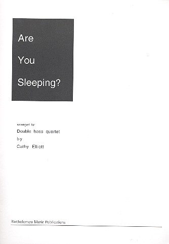 Are you sleeping for 4 double basses