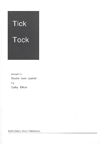 Tick Tock for 4 double basses