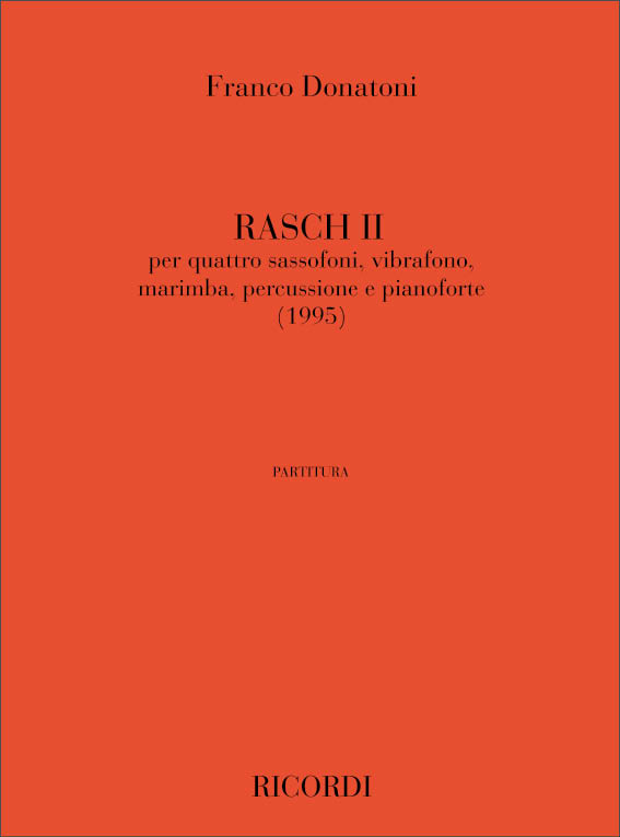 Rasch 2 für 4 Saxophone (SATBar),