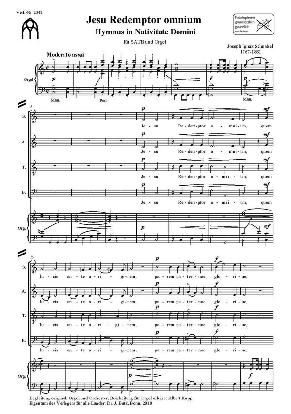 Jesu Redemptor omnium