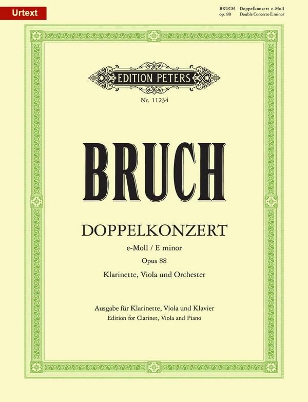Konzert e-Moll op.88 für Klarinette, Viola und Orchester