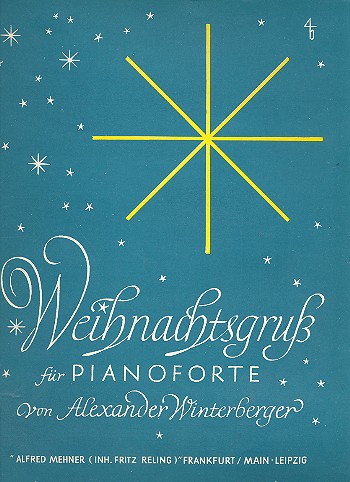 Weihnachtsgruß für Klavier