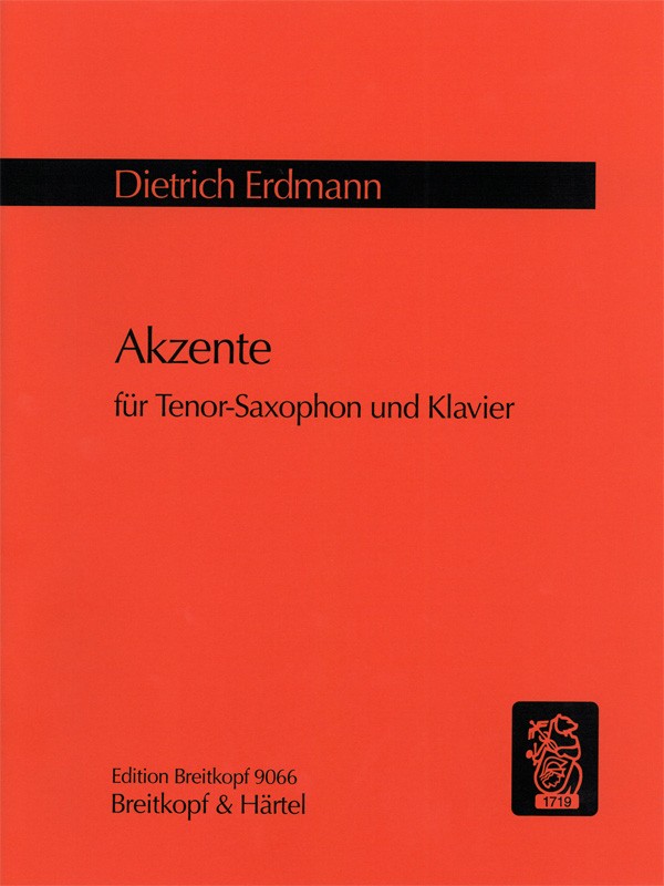 Akzente für Tenorsaxophon und Klavier