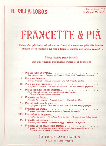 Pià et Francette jouent ensemble