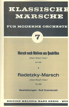 Radetzky-Marsch für Salonorchester