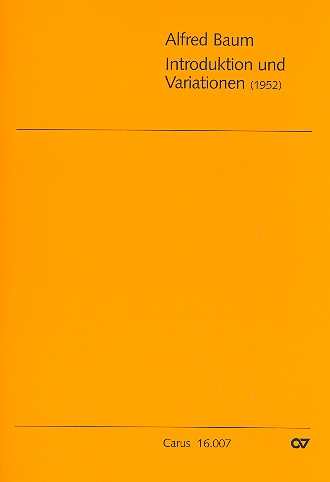 Introduktion und Variationen für Violoncello