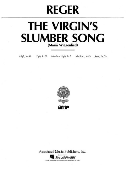 The Virgin's Slumber Song in db major