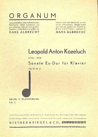Sonate Es-Dur op.51,2