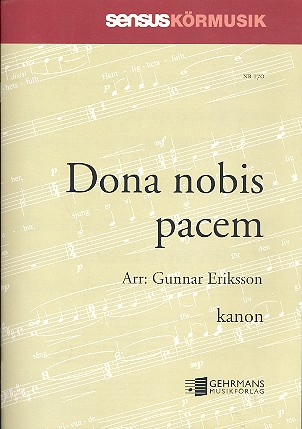 Dona nobis pacem for mixed chorus