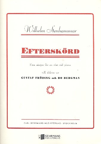 Efterskörd for voice and piano (schwed)