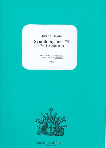 Symphony no.75 for 2 flutes, 2 clarinets,