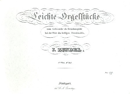 Leichte Orgelstücke op.2 Band 2