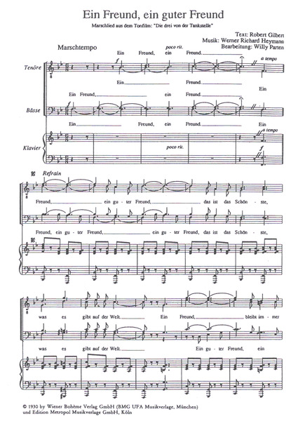 Ein Freund, ein guter Freund