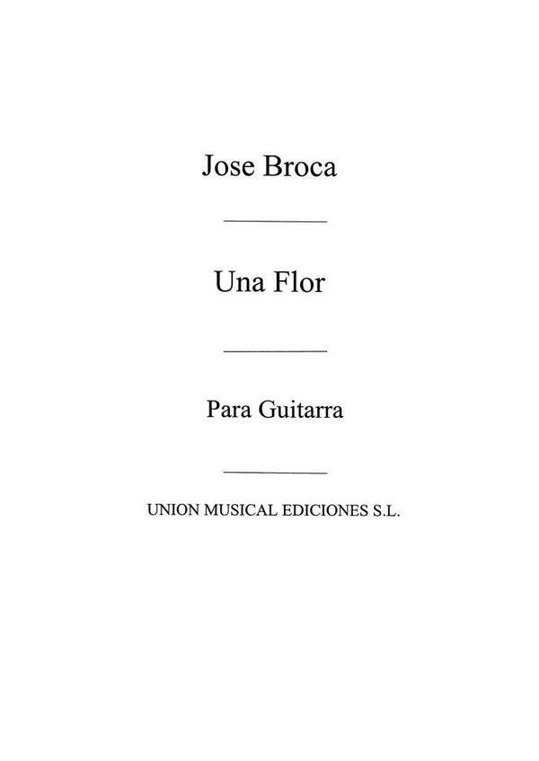 Una flor para guitarra