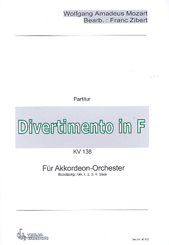 Divertimento F-Dur KV138