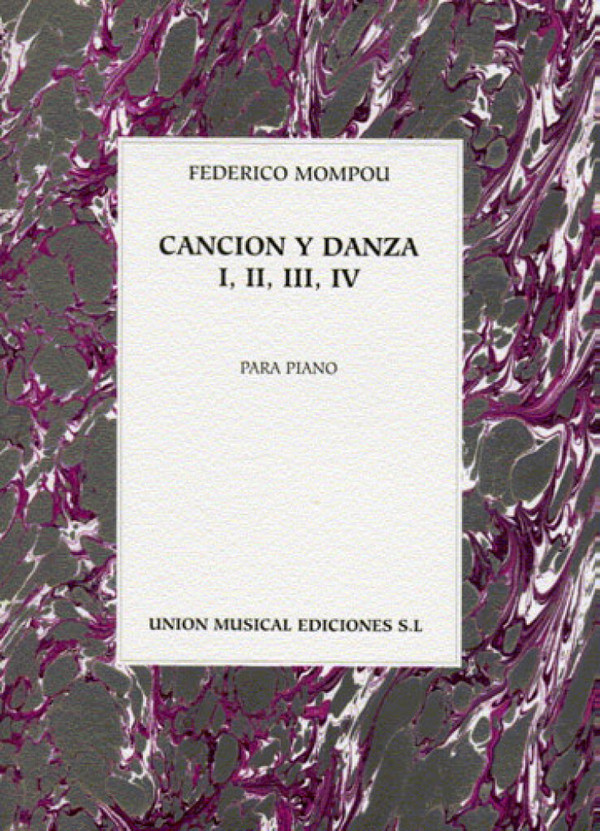 Cancion y danza (nos.1-4) para piano