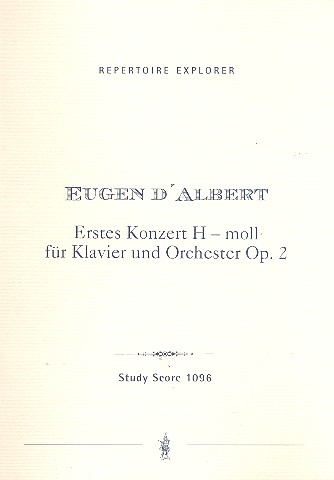 Konzert h-Moll Nr.1 op.2 für Klavier