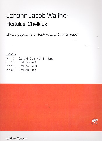 Hortulus Chelicus Band 5 (Nr.17-20)