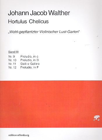 Hortulus Chelicus Band 3 (Nr.9-12)