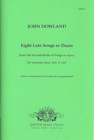 8 Lute Songs or Duets for soprano,
