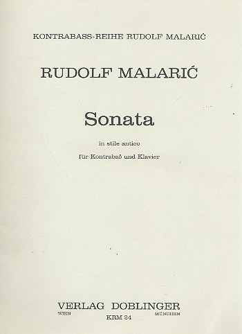 Sonata in stile antico für Kontrabass