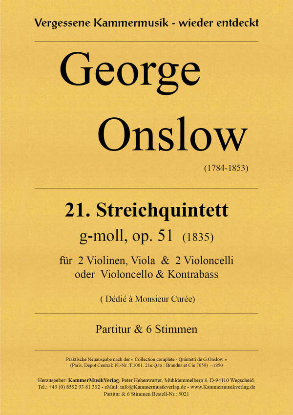 Quintett Nr.21 op.51