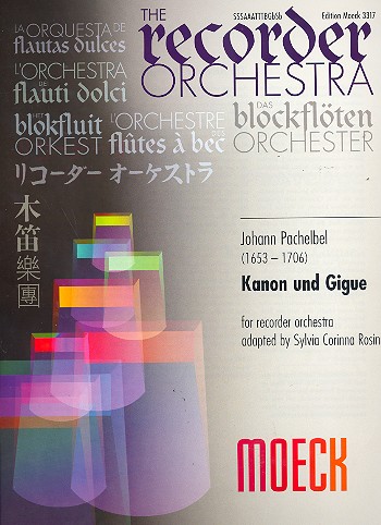 Kanon und Gigue für Blockflötenorchester