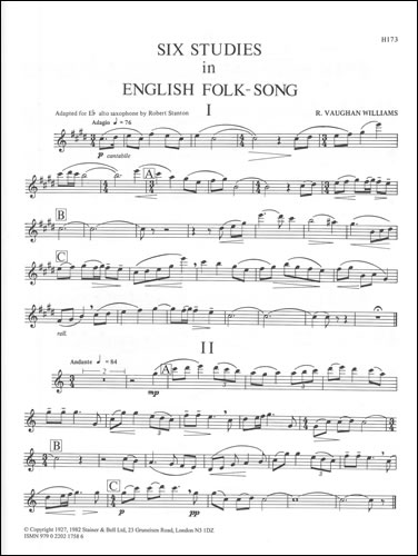 6 Studies in English Folk Song