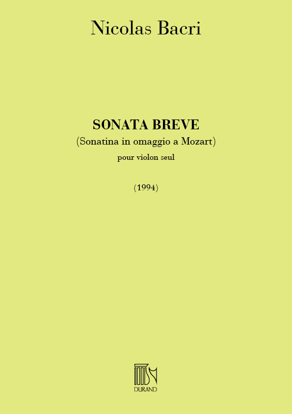 Sonate brève op.45