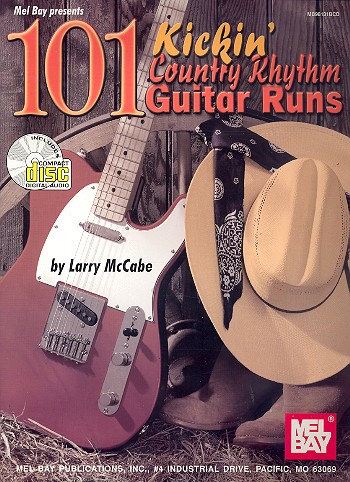 101 Kickin' Country Rhythm Guitar Runs