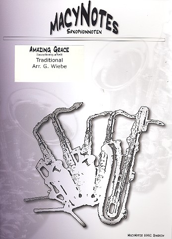 Amazing Grace für 4 Saxophone