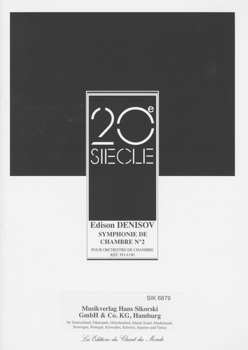 Kammersinfonie Nr. 2 für Kammerorchester