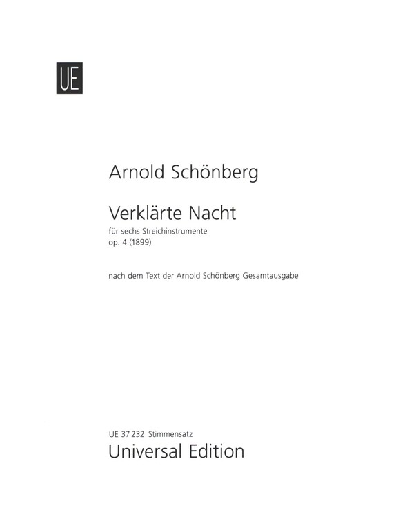 Verklärte Nacht op.4