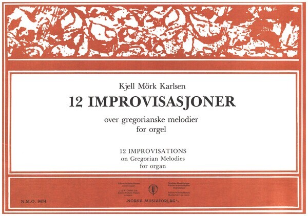12 Improvisations on Gregorian Melodies