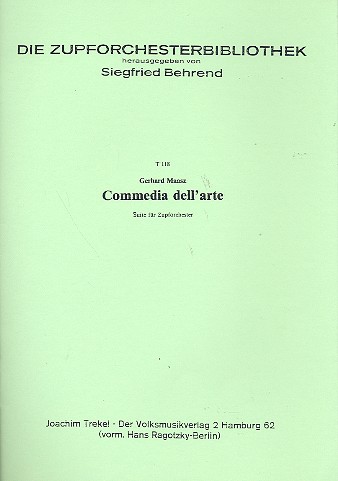 Commedia dell'arte für Zupforchester