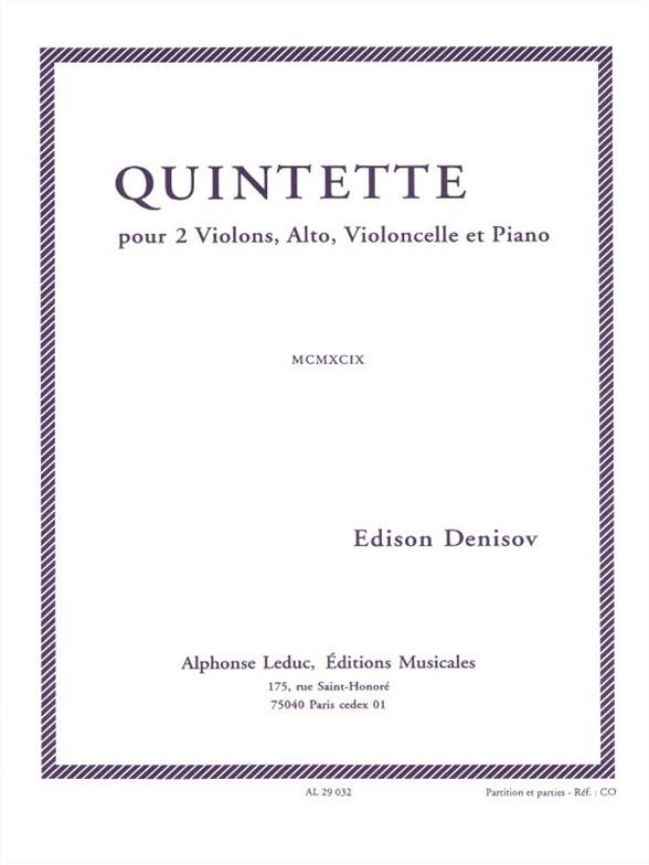 Quintett für 2 Violinen, Viola, Violoncello