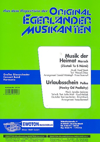 Musik aus der Heimat  und Urlaubsschein: