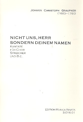 Nicht uns Herr sondern deinem Namen