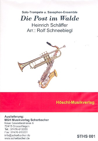Die Post im Walde für Trompete