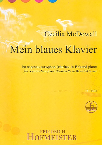Mein blaues Klavier für Sopransaxophon