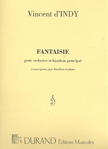 Fantaisie op.31 pour hautbois et orchestre