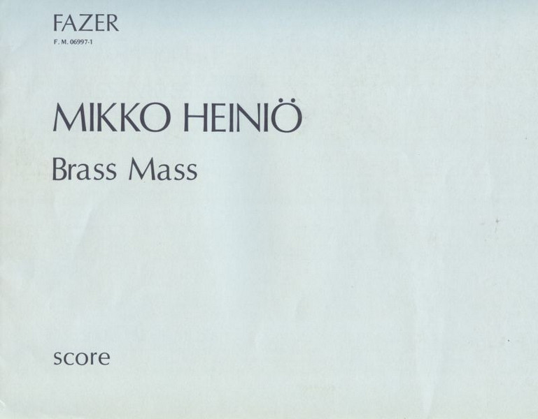 Brass Mass for 4 trumpets and 4 trombones