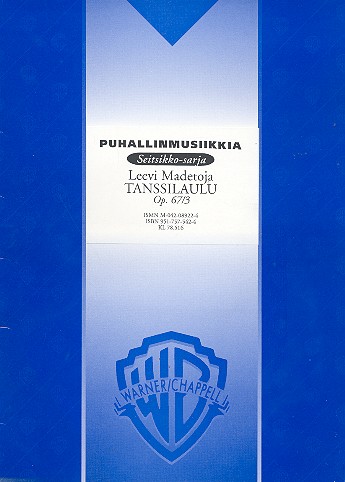 Dance Song op.67,3 . for percussion