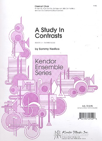 A Study in Constrasts for clarinet ensemble