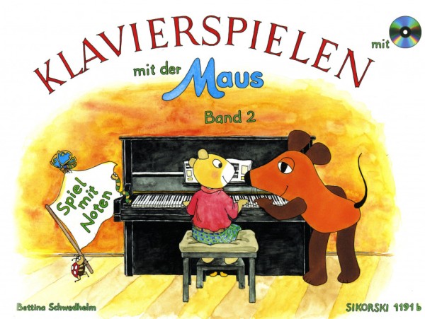 Klavierspielen mit der Maus Band 2 (+CD)