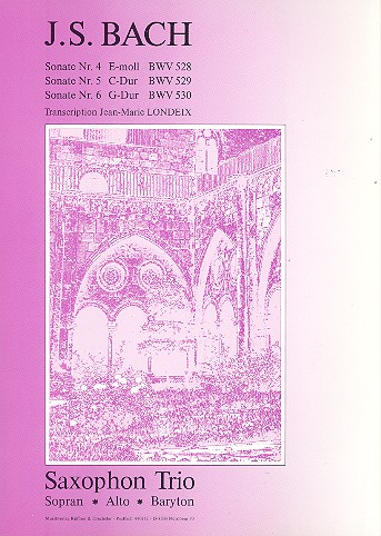 6 Sonates en trio Band 2 für 3 Saxophone