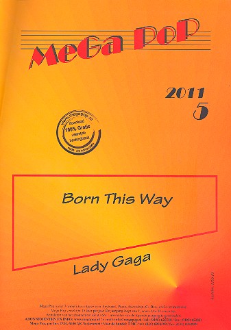 Born this Way: für Klavier