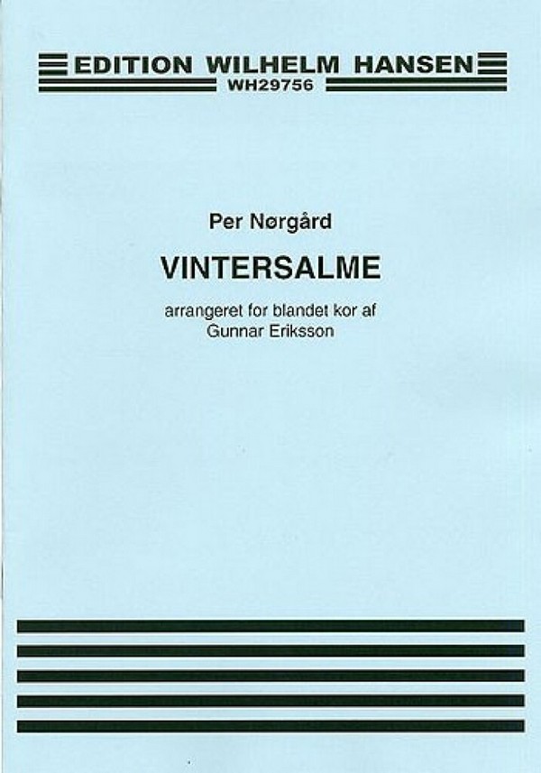 Vintersalme for mixed chorus a cappella